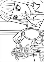 coloring page Barbie Thumbelina